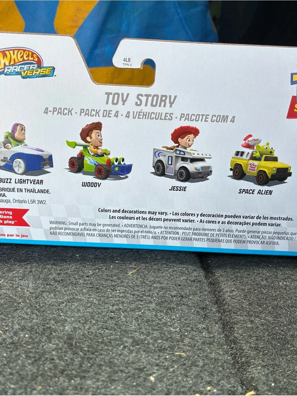 Hot Wheels Racerverse Toy Story 4-Pack — Multicolor Character Cars